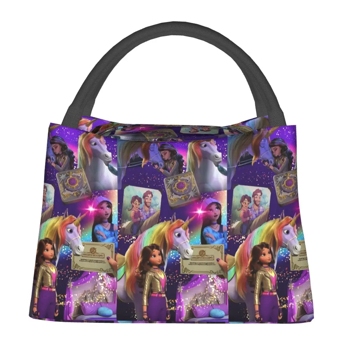 Unicorn Academy Animation Girls Insulated Lunch Bag for Women Kids Leakproof Food Boxes Thermal Lunch Box Tote
Unicorn Academy Animation Girls Insulated Lunch Bag for Women Kids Leakproof Food Boxes Thermal Lunch Box Tote