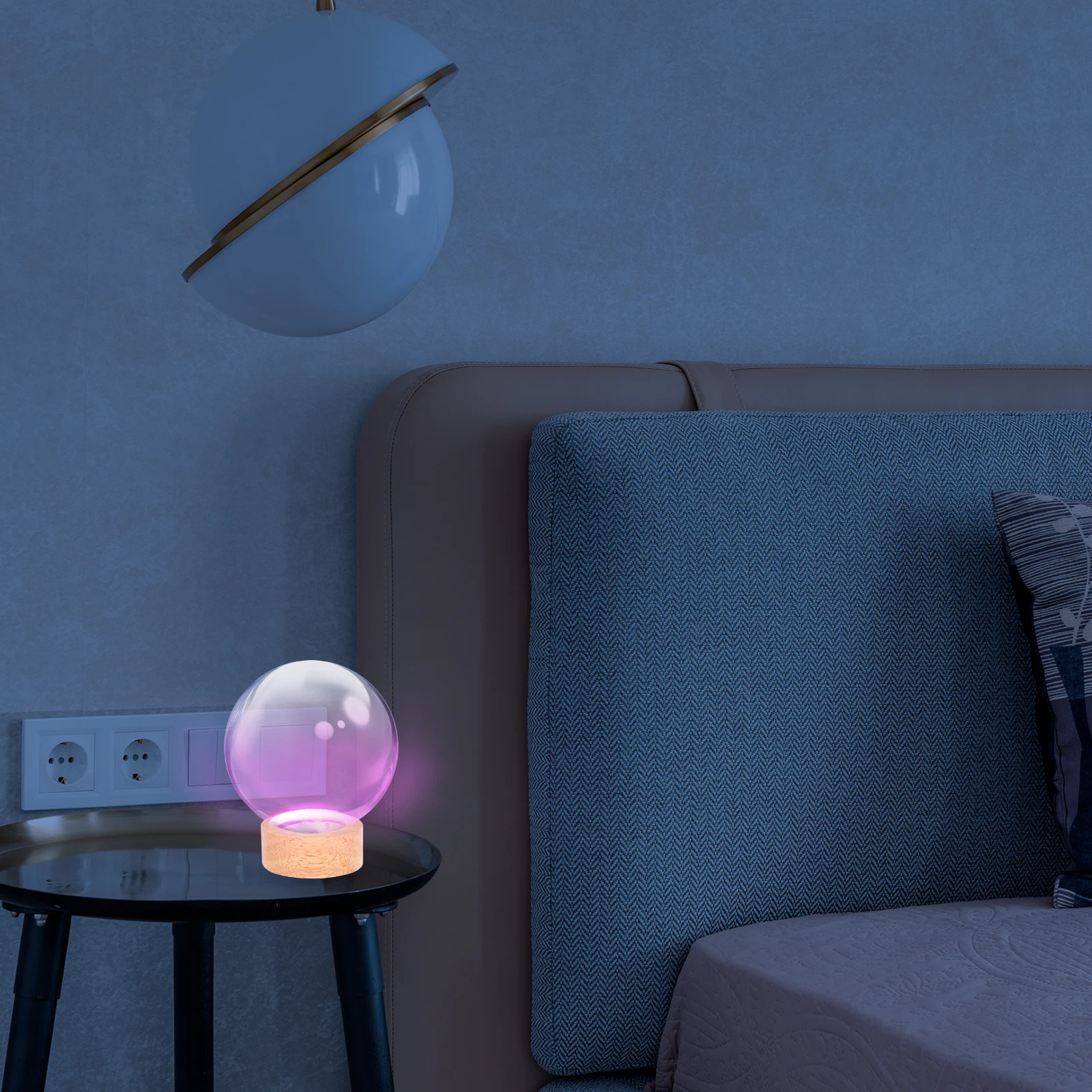 Wood Display Pedestal LED Light Base Crystal Ball Holder Easy Install Table Lamp Base for Room Decoration Crystal Display Stand
Wood Display Pedestal LED Light Base Crystal Ball Holder Easy Install Table Lamp Base for Room Decoration Crystal Display Stand