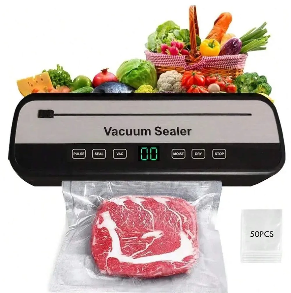 Multi-function Food Vacuum Sealer Vacuum Bags Hot SaleVacuum Sealer Packaging Machine
Multi-function Food Vacuum Sealer Vacuum Bags Hot SaleVacuum Sealer Packaging Machine