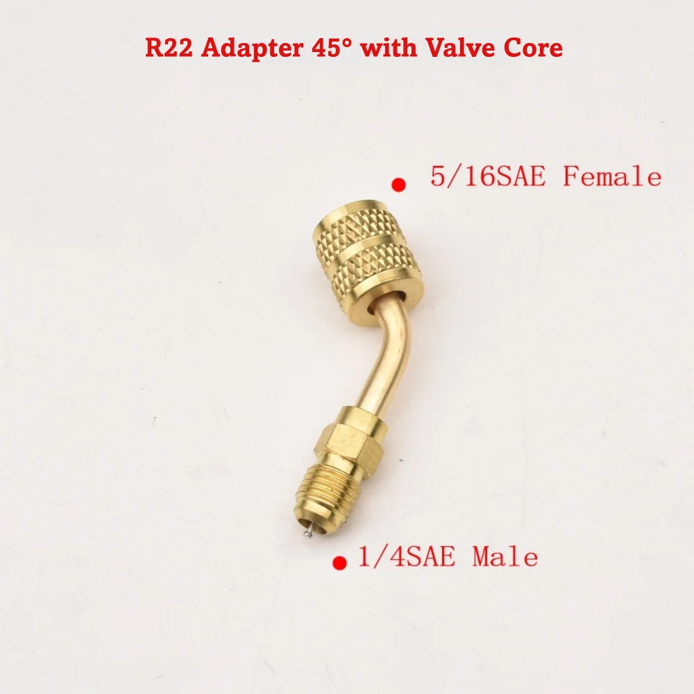 Solid Copper Air Conditioning Adapter Male Thread Flare Fitting Refrigerant Charging Adapter 1/4 Inches SAE 5/16 Inches SAE
Solid Copper Air Conditioning Adapter Male Thread Flare Fitting Refrigerant Charging Adapter 1/4 Inches SAE 5/16 Inches SAE