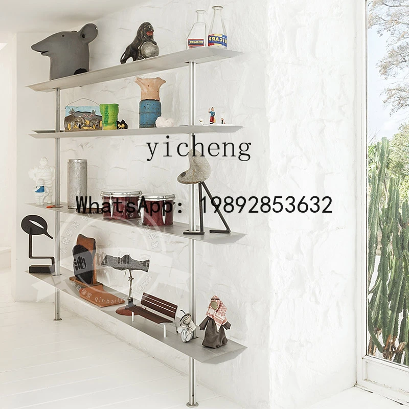 AA stainless steel bookshelf wall decoration display rack simple household wall display rack
AA stainless steel bookshelf wall decoration display rack simple household wall display rack