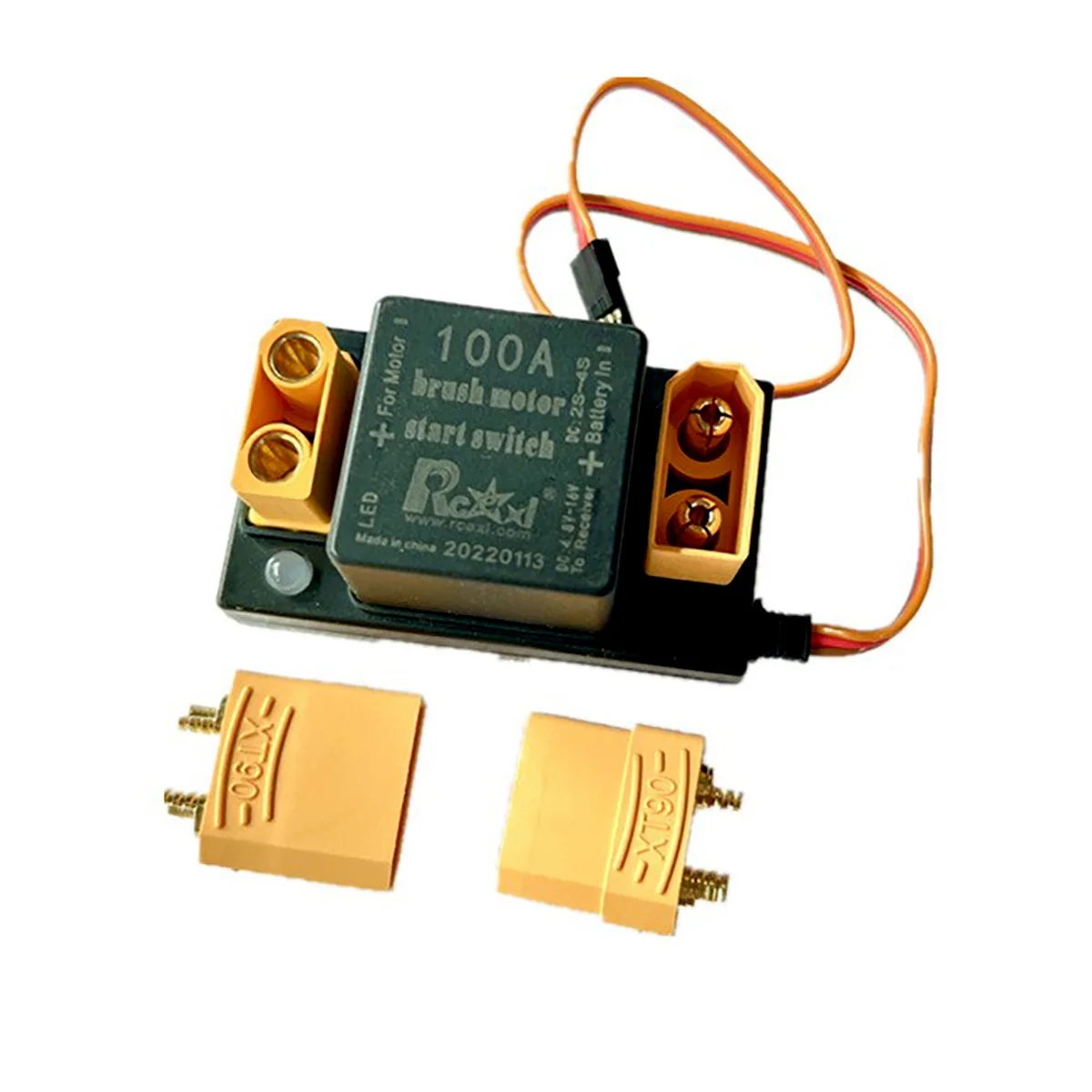 RCEXL 100A Brushed Motor Start Electronic Switch Electric Start Remote Control Gasoline Engine Switch Airplane Model
RCEXL 100A Brushed Motor Start Electronic Switch Electric Start Remote Control Gasoline Engine Switch Airplane Model
