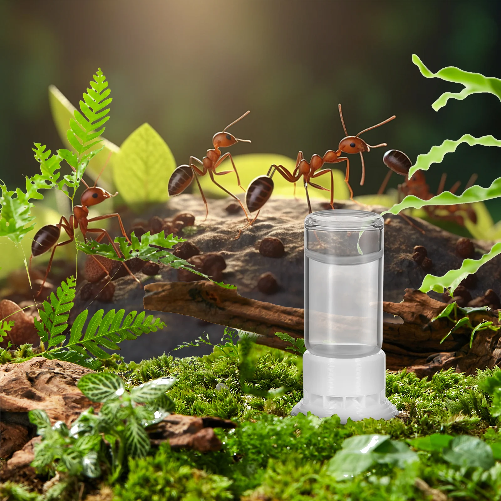 2Pcs Ant Water Feeding Cup with Refined Craftsmanship Leakproof Design Fits All Ant Gardens Refill Without Opening Nest Compact
2Pcs Ant Water Feeding Cup with Refined Craftsmanship Leakproof Design Fits All Ant Gardens Refill Without Opening Nest Compact