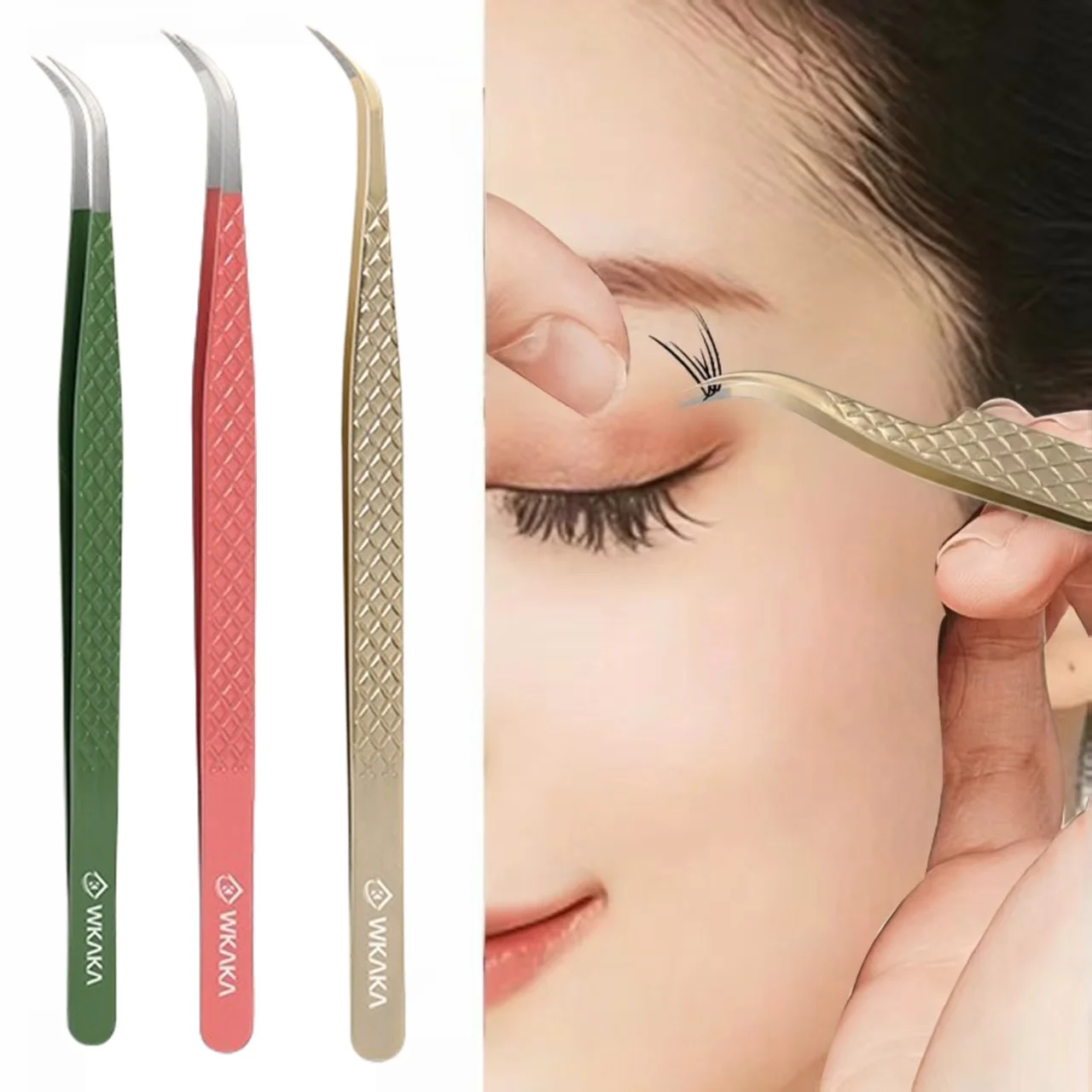 Professional Fiber Tip Lash Tweezers - High Precision Diamond Grid Texture, Lash Tweezers for Eyelash Extensions for Women Gift
Professional Fiber Tip Lash Tweezers - High Precision Diamond Grid Texture, Lash Tweezers for Eyelash Extensions for Women Gift