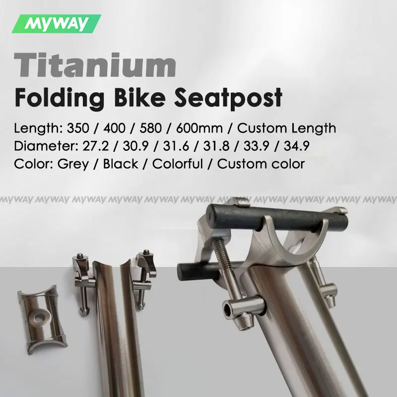 Titanium Seatpost 27.2/30.9/31.6mm MTB/Road Bike Seat Post Length 350/400mm Seat Tube Bicycle Parts
Titanium Seatpost 27.2/30.9/31.6mm MTB/Road Bike Seat Post Length 350/400mm Seat Tube Bicycle Parts