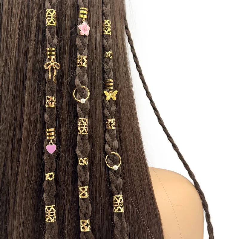 36Pcs Pink Heart Camellia Butterfly Dreadlock Hair Rings Easy Install Premium Metal for Braids Wigs Women Hair Accessories Set
36Pcs Pink Heart Camellia Butterfly Dreadlock Hair Rings Easy Install Premium Metal for Braids Wigs Women Hair Accessories Set