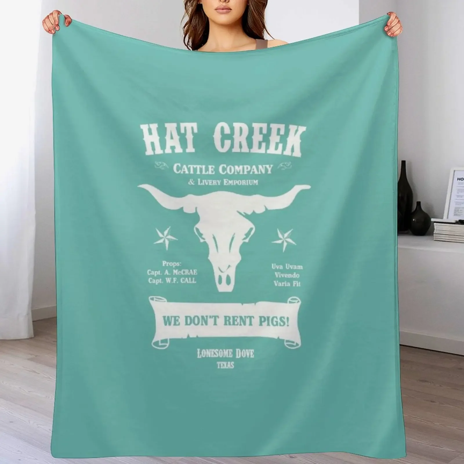 Hat Creek Cattle Company Lonesome Dove Throw Blanket Summer Cool Breathable Blanket for Sleeping
Hat Creek Cattle Company Lonesome Dove Throw Blanket Summer Cool Breathable Blanket for Sleeping