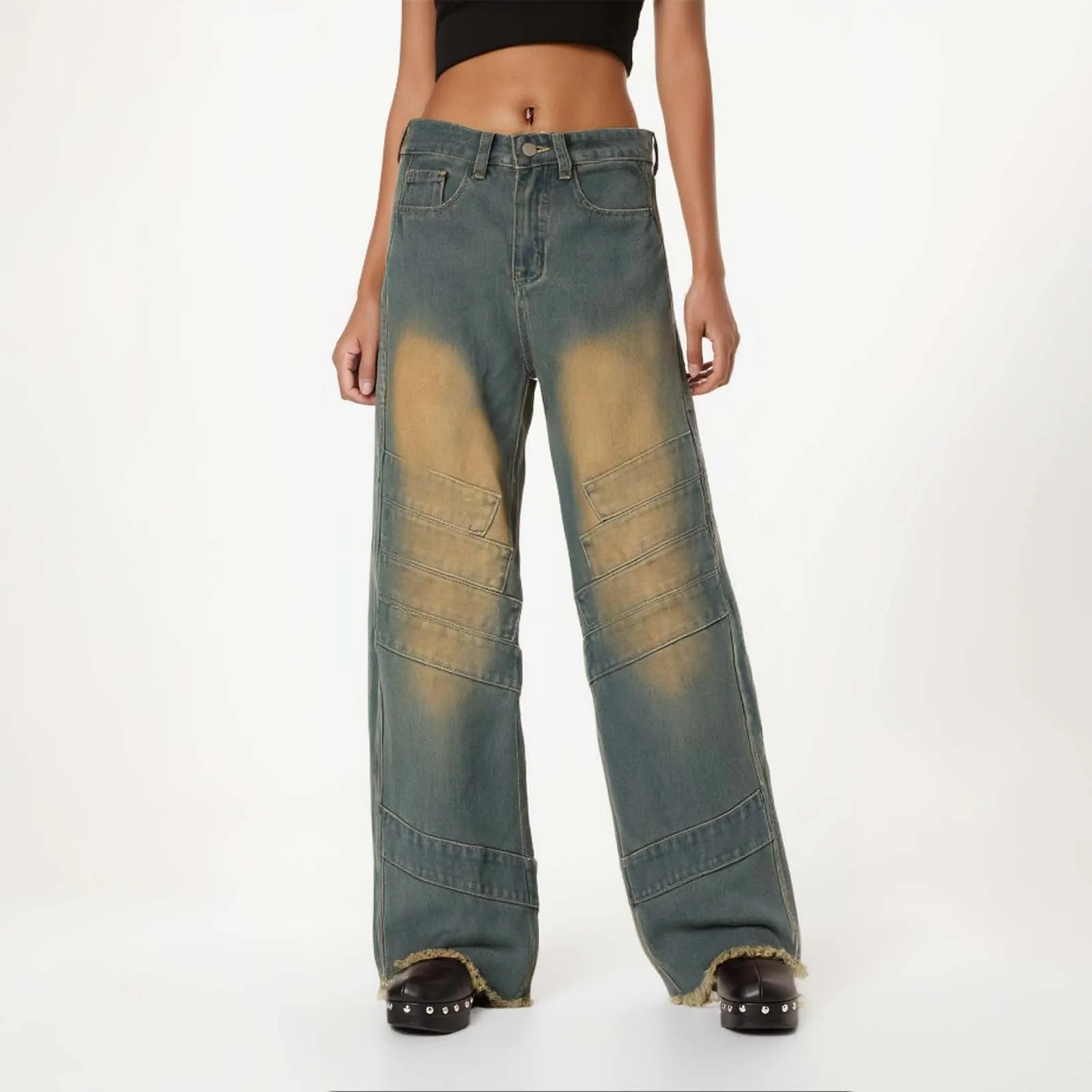 Women Trouser Jeans Baggy Jeans Women High Waist Straight Leg Wide Leg Washed Denim Trousers Casual Cargo Jeans 한국인 리뷰 많은 여자옷
Women Trouser Jeans Baggy Jeans Women High Waist Straight Leg Wide Leg Washed Denim Trousers Casual Cargo Jeans 한국인 리뷰 많은 여자옷