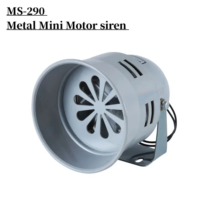 Metal Mini Motor siren MS-290 12V 24V 220V Automotive Air Raid Siren Horn Car Truck Motor Driven Alarm small motor buzzer
Metal Mini Motor siren MS-290 12V 24V 220V Automotive Air Raid Siren Horn Car Truck Motor Driven Alarm small motor buzzer