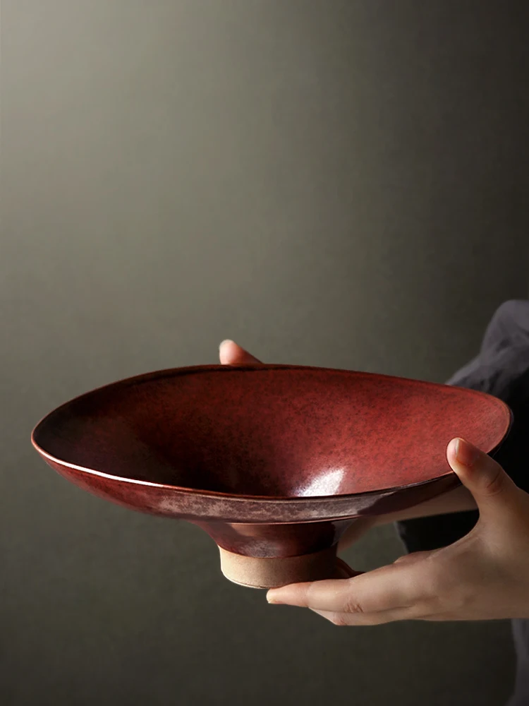The product can be customized.Handmade rough pottery dinner plate Household dish plate Japanese style Hefeng
The product can be customized.Handmade rough pottery dinner plate Household dish plate Japanese style Hefeng