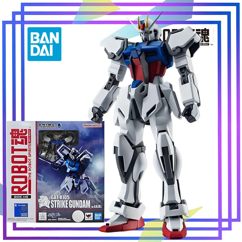 BANDAI Original ROBOT Series《Mobile Suit Gundam GAT-X105 Strike Gundam》Anime Action Figure Assembly Model Toys Collectible Model
BANDAI Original ROBOT Series《Mobile Suit Gundam GAT-X105 Strike Gundam》Anime Action Figure Assembly Model Toys Collectible Model