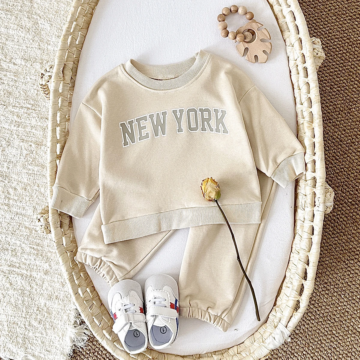 2024 Baby Sets 0-3Y Newborn Infant Baby Boy Clothes New York Letter Long Sleeve Pullover Top+Pants Autumn Baby Girl Clothing
2024 Baby Sets 0-3Y Newborn Infant Baby Boy Clothes New York Letter Long Sleeve Pullover Top+Pants Autumn Baby Girl Clothing