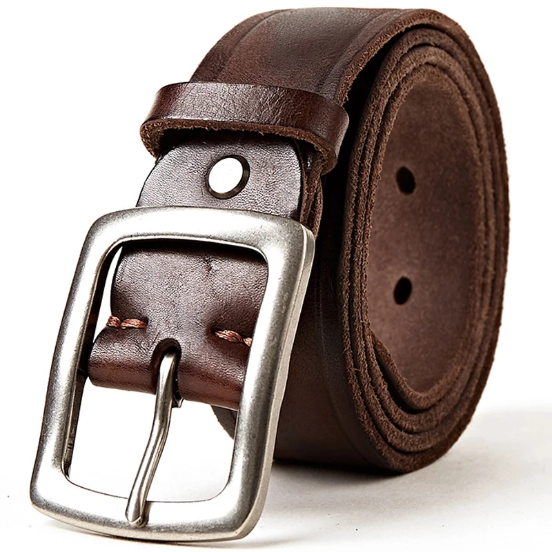 Full Grain Leather Mens Belts Casual Pin Buckle Leather Belt Male Original Cowhide Waist Belt
Full Grain Leather Mens Belts Casual Pin Buckle Leather Belt Male Original Cowhide Waist Belt