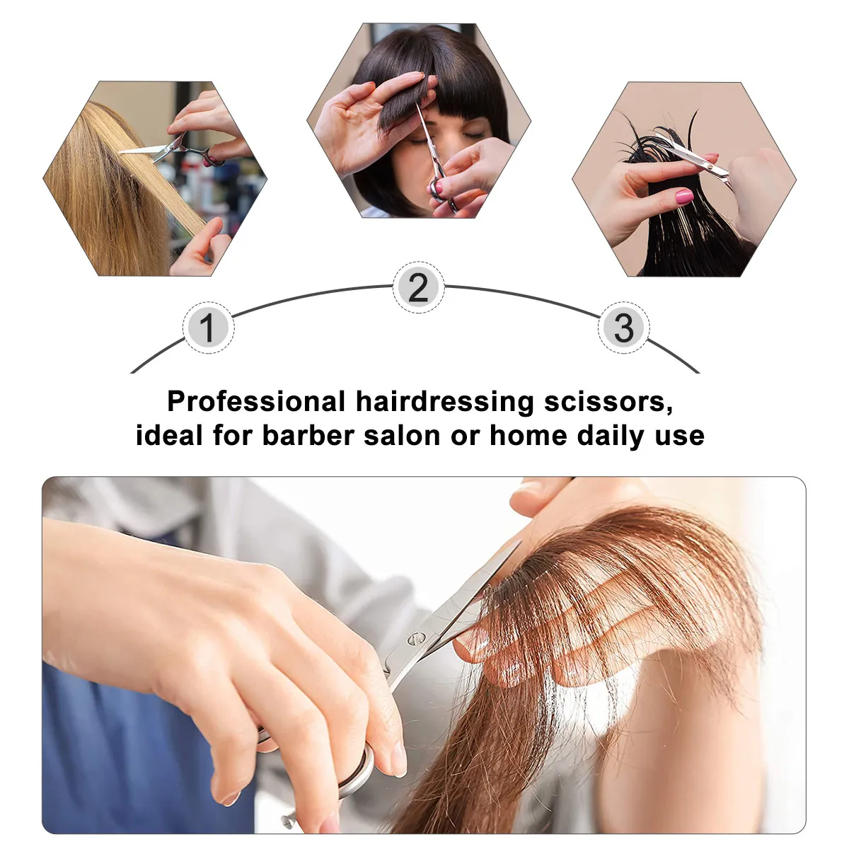 Парикмахерские ножницы из нержавеющей стали, серебристые, профессиональные, для салона и домашнего использования, с антикоррозийными лезвиями
Парикмахерские ножницы из нержавеющей стали, серебристые, профессиональные, для салона и домашнего использования, с антикоррозийными лезвиями
