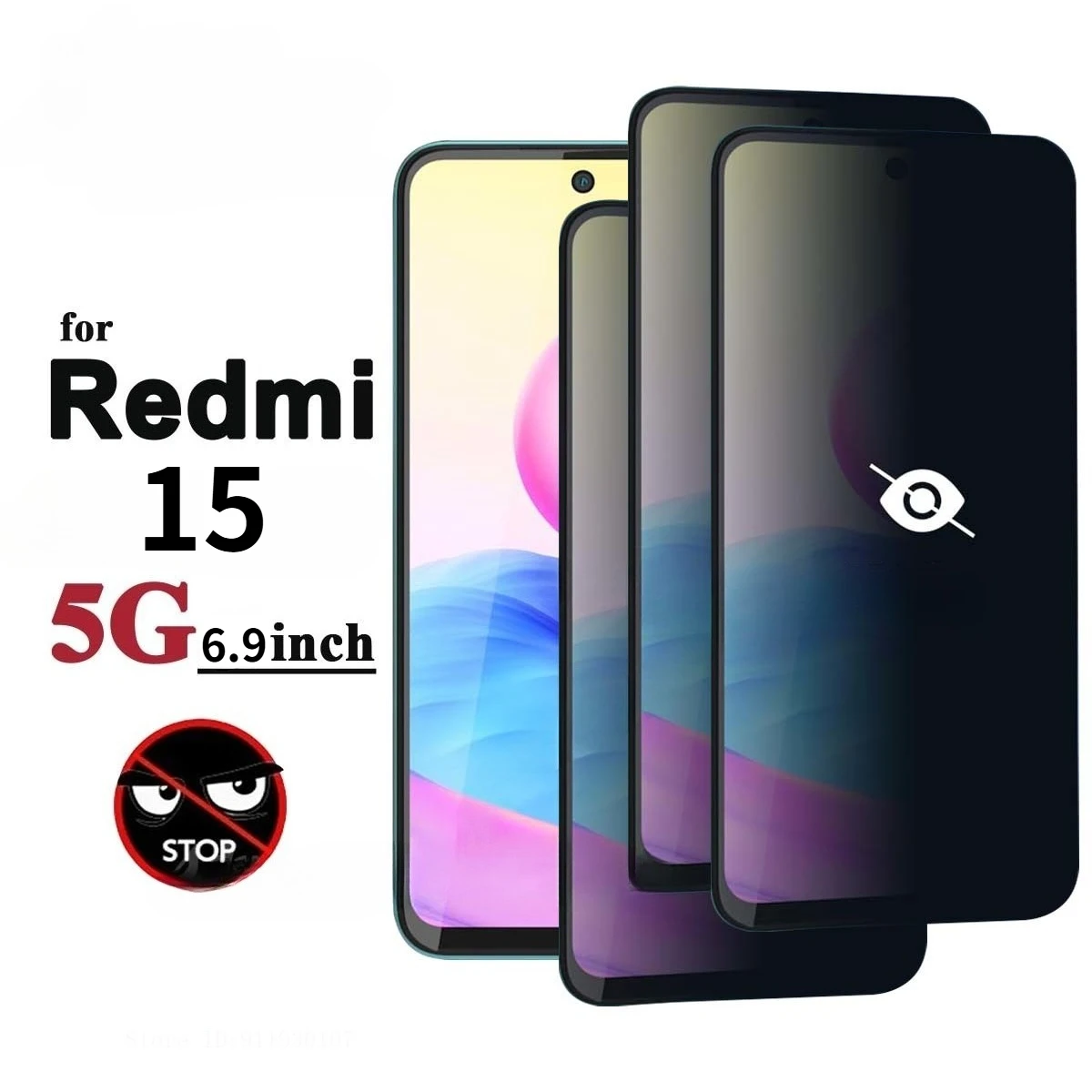 3PCS Easy Install Anti Spy Screen Protector for Xiaomi Redmi 15 5G (6.9 inch) 15C Privacy Tempered Glass Scratch High Aluminum
3PCS Easy Install Anti Spy Screen Protector for Xiaomi Redmi 15 5G (6.9 inch) 15C Privacy Tempered Glass Scratch High Aluminum