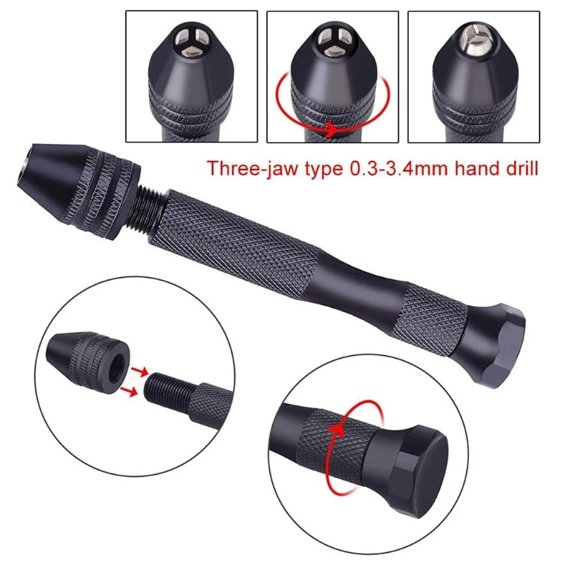 Manual Craft Mini Drill for Sharp HSS Micro Mini Twist Drill Bits Set Hole Maker Puncher Rotary Tools Jewelry Resin Dril A0KD
Manual Craft Mini Drill for Sharp HSS Micro Mini Twist Drill Bits Set Hole Maker Puncher Rotary Tools Jewelry Resin Dril A0KD