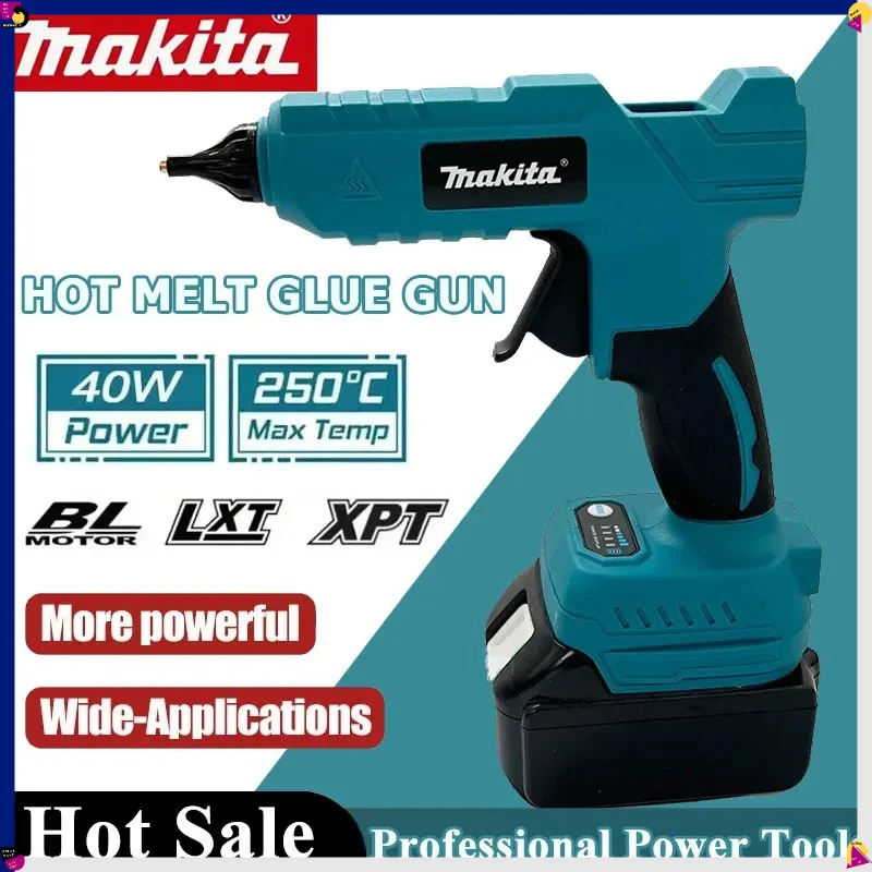 Makita Cordless Electric Handheld Hot Glue Gun Repair DIY Tool for 20V Battery Hot Melt Welding Hot Air Gun Anti-scald Nozzle
Makita Cordless Electric Handheld Hot Glue Gun Repair DIY Tool for 20V Battery Hot Melt Welding Hot Air Gun Anti-scald Nozzle