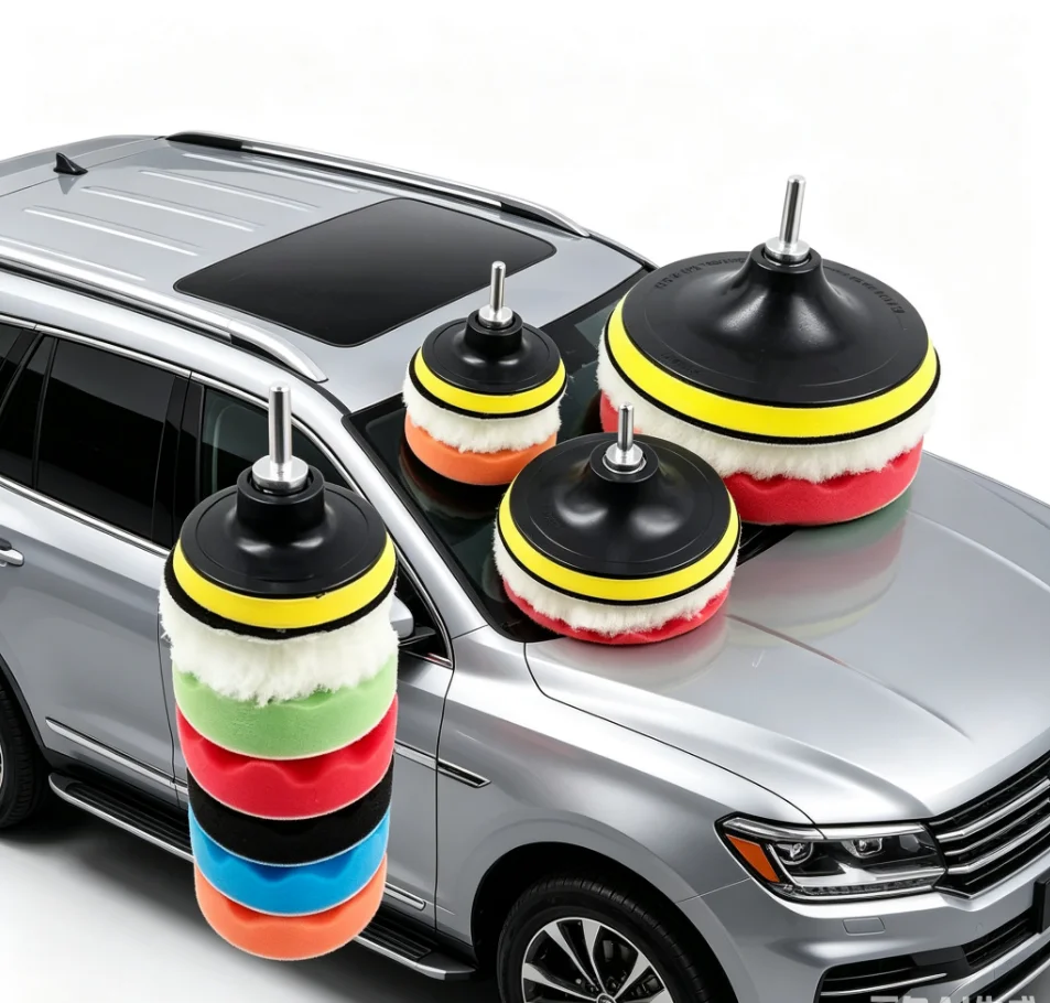 3/5/6/7 Inch Car Polishing Kit Polish Pad Car Polish Buffing Pad Abrasive Disc Sponge Foam Pads Polisher For Headlight Refurbish
3/5/6/7 Inch Car Polishing Kit Polish Pad Car Polish Buffing Pad Abrasive Disc Sponge Foam Pads Polisher For Headlight Refurbish