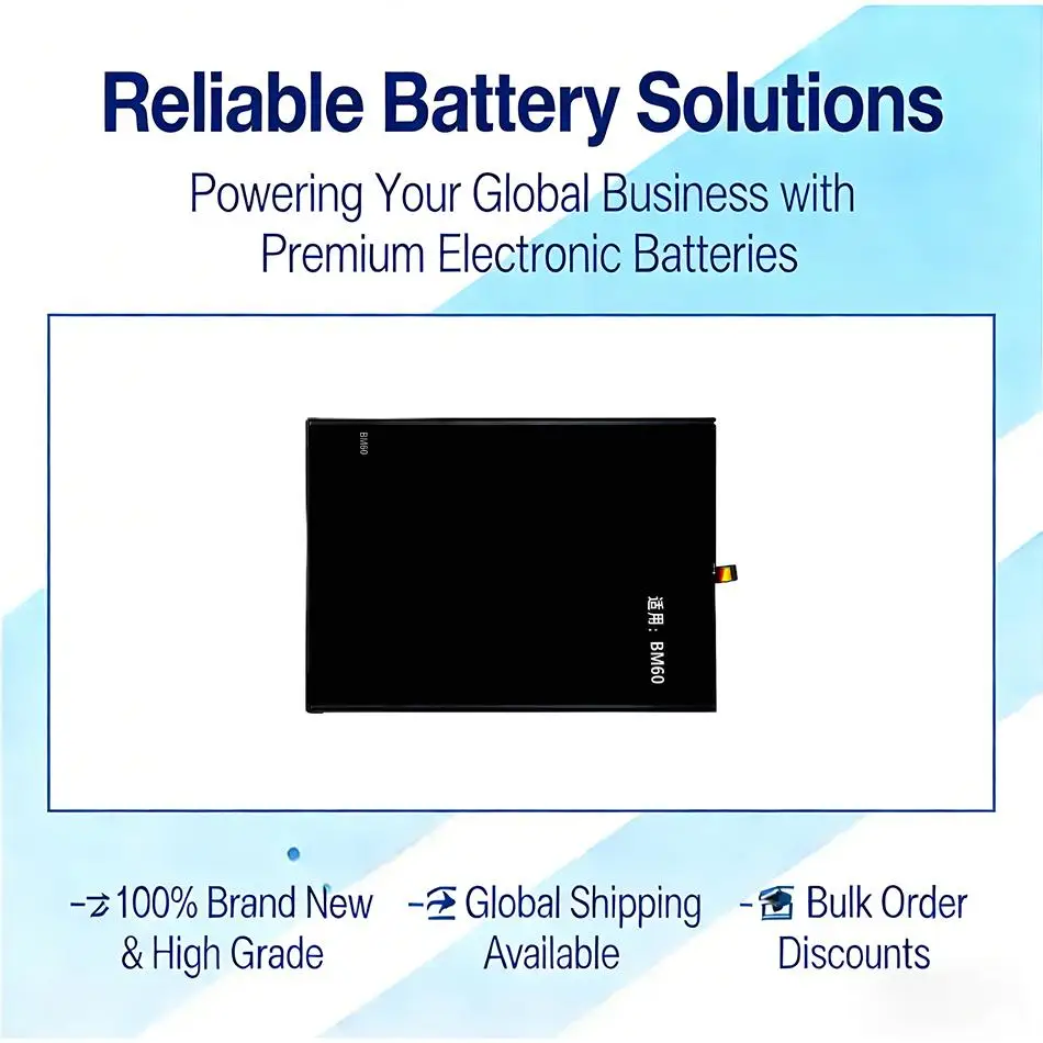 BM60 For Xiaomi Mipad 1 Tablet Battery Long-Lasting Performance High-Capacity 6520mAh
BM60 For Xiaomi Mipad 1 Tablet Battery Long-Lasting Performance High-Capacity 6520mAh