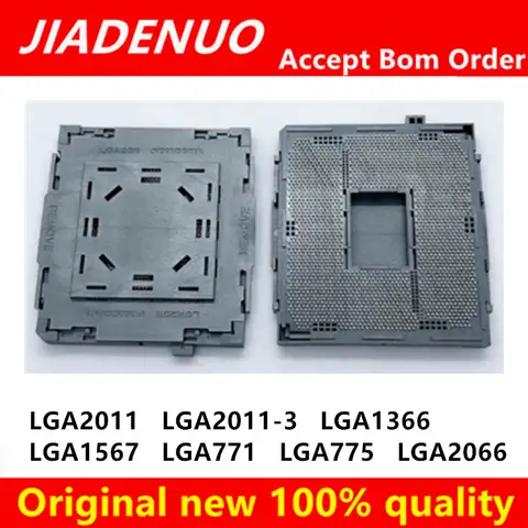 100% New LGA775 LGA2066 LGA2011 LGA2011-3 LGA1366 LGA1567 LGA771 CPU Base Socket PC BGA Base Good Works