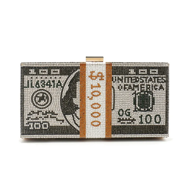 Dollar Dollar Rhinestone Dinner Bag Banquet Versatile Dress Evening Bolsos De Fiesta Para Mujer Boda Carteras De Mujer De Bolsos
Dollar Dollar Rhinestone Dinner Bag Banquet Versatile Dress Evening Bolsos De Fiesta Para Mujer Boda Carteras De Mujer De Bolsos