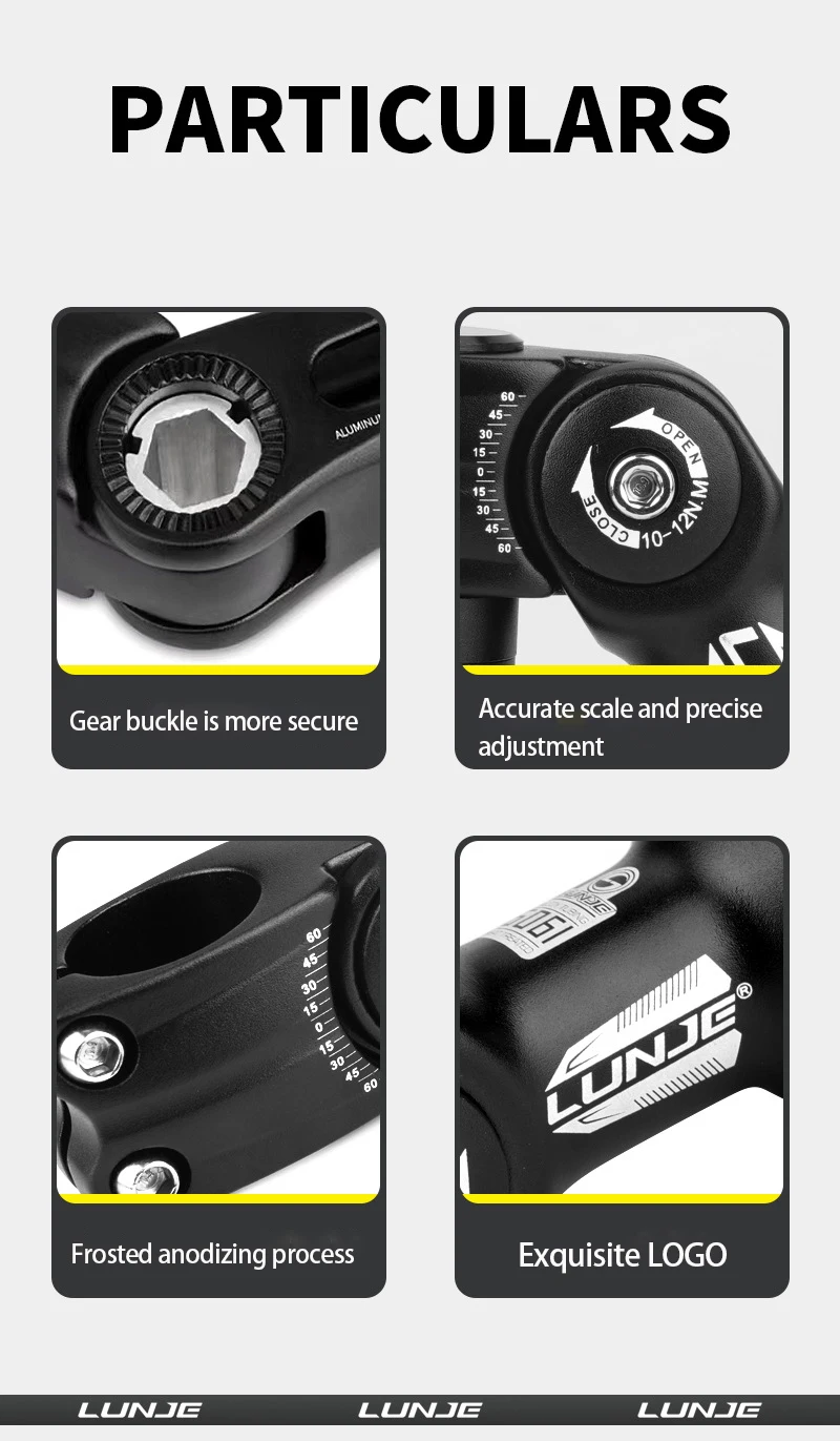 Adjustable Bicycle Handlebar Stem Variable 60/80 Degree Angle MTB Bike Riser Ultralight Aluminum Alloy Front Fork Stem Adapter
Adjustable Bicycle Handlebar Stem Variable 60/80 Degree Angle MTB Bike Riser Ultralight Aluminum Alloy Front Fork Stem Adapter