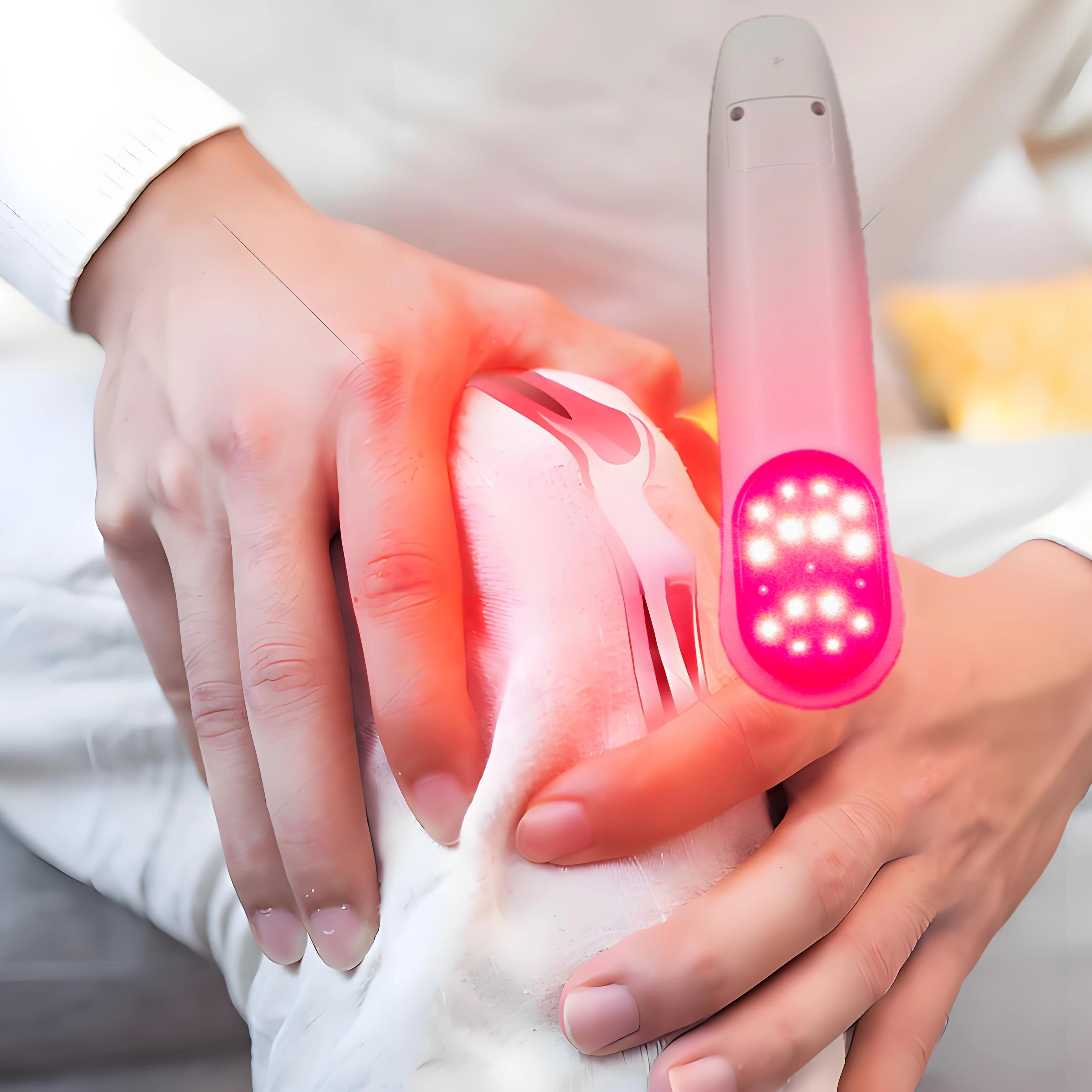 650nm 808nm Cold Laser Therapy Device Sports Injury Sciatica Heel Spurs Neck Pain Relief Red Light Therapy Glasses For Pets
650nm 808nm Cold Laser Therapy Device Sports Injury Sciatica Heel Spurs Neck Pain Relief Red Light Therapy Glasses For Pets