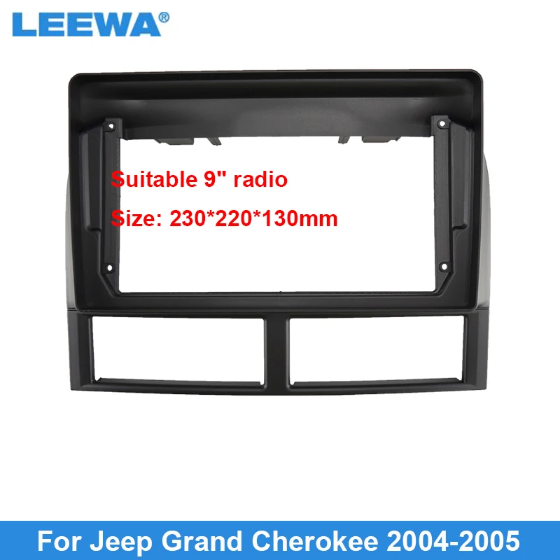 LEEWA автомобильная аудиосистема 9 "большой экран DVD панель Рамка адаптер для Jeep Grand Cherokee 2Din монтажная панель Рамка комплект
LEEWA автомобильная аудиосистема 9 "большой экран DVD панель Рамка адаптер для Jeep Grand Cherokee 2Din монтажная панель Рамка комплект