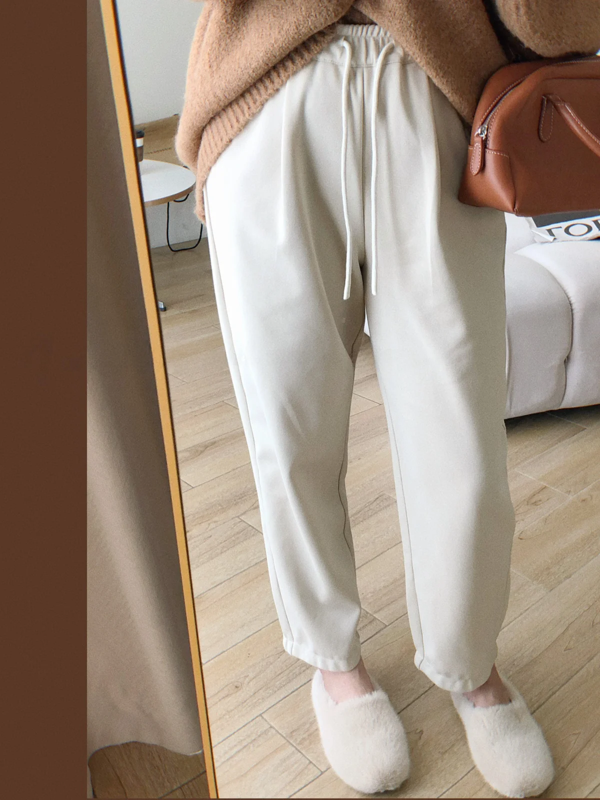 MaoLi XiaoSilaon Women's Casual Dstring Cotton Blend Trousers Autumn Winter Faion Roll up Hem Harlan Nine Point Pants
MaoLi XiaoSilaon Women's Casual Dstring Cotton Blend Trousers Autumn Winter Faion Roll up Hem Harlan Nine Point Pants