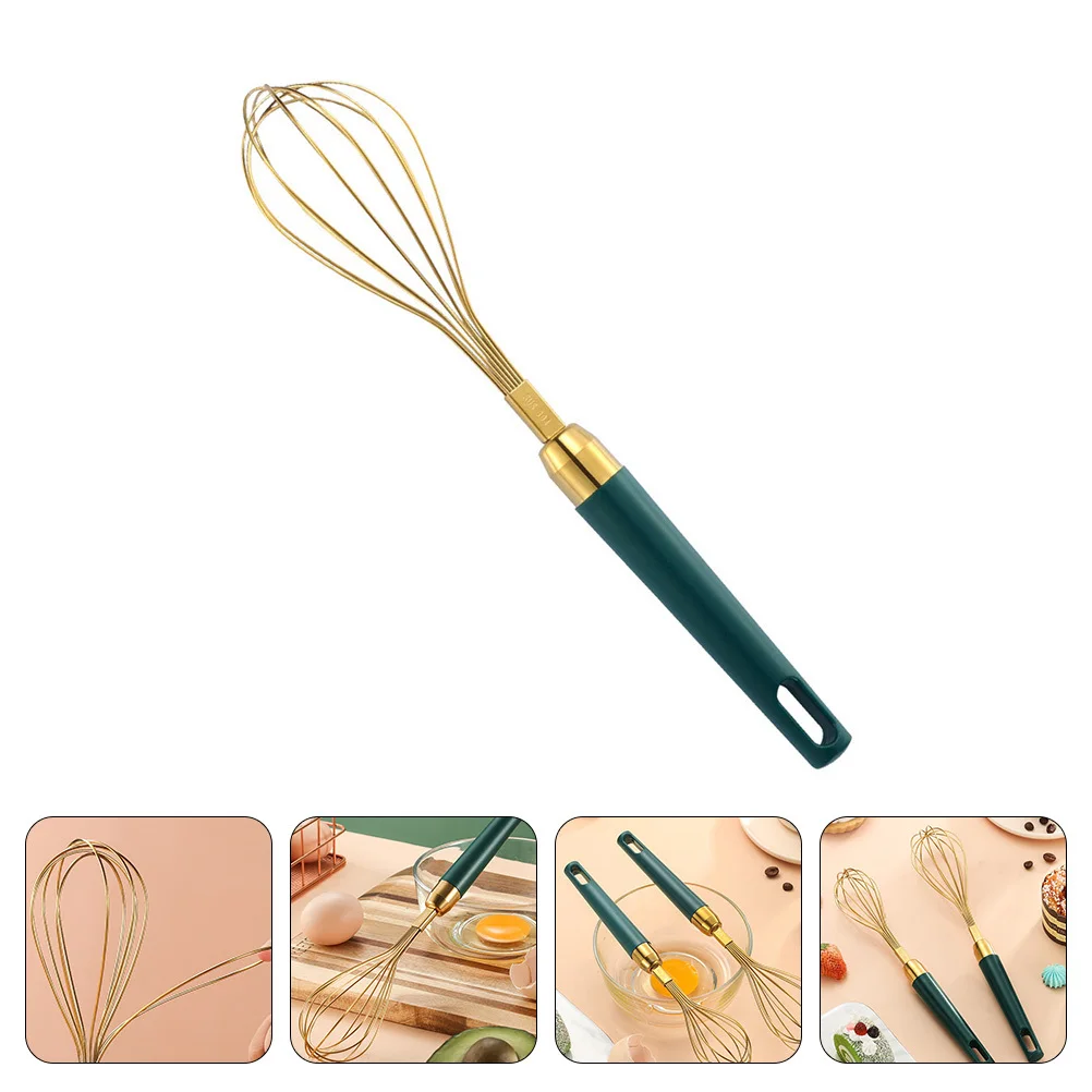 1Pcs Egg Whisk Baking Tool Practical Efficient Handheld Egg Beating Mixer Stainless Steel Creative Cream Stirrer 
1Pcs Egg Whisk Baking Tool Practical Efficient Handheld Egg Beating Mixer Stainless Steel Creative Cream Stirrer