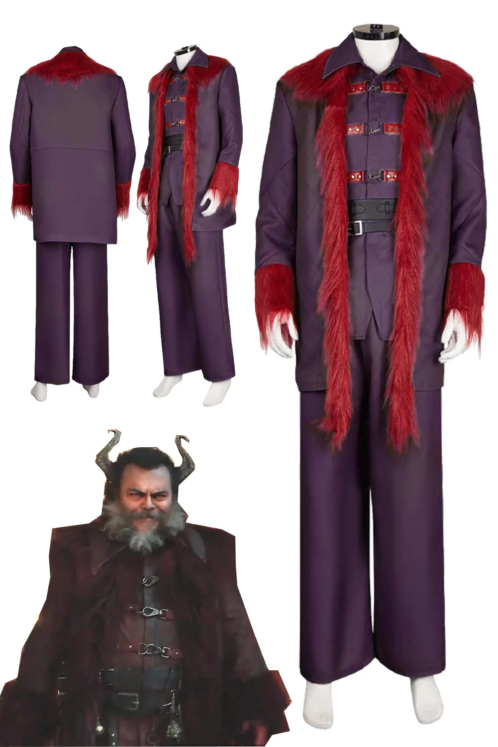 Satan Cosplay Costume 2024 Movie Dear Santa Disguise Adult Men Burgundy Suits Christmas Party Uniform Carnival Role Play Outfits
Satan Cosplay Costume 2024 Movie Dear Santa Disguise Adult Men Burgundy Suits Christmas Party Uniform Carnival Role Play Outfits