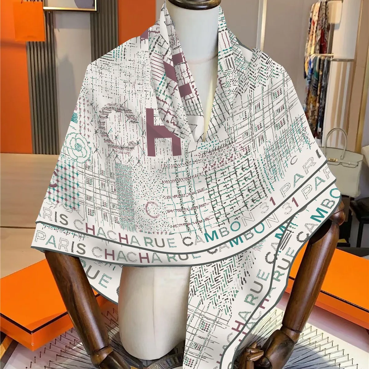 Роскошный женский шарф из искусственного шелка и шерсти 130x130 см, гладкий мягкий квадратный подарок на день рождения, годовщину, все сценарии, мода
Роскошный женский шарф из искусственного шелка и шерсти 130x130 см, гладкий мягкий квадратный подарок на день рождения, годовщину, все сценарии, мода