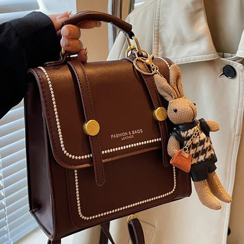 2025 New High Quality Leisure Shoulder Bag women leather backpack retro girl school bag Vintage Backpack Female Pu Leather Bag
2025 New High Quality Leisure Shoulder Bag women leather backpack retro girl school bag Vintage Backpack Female Pu Leather Bag