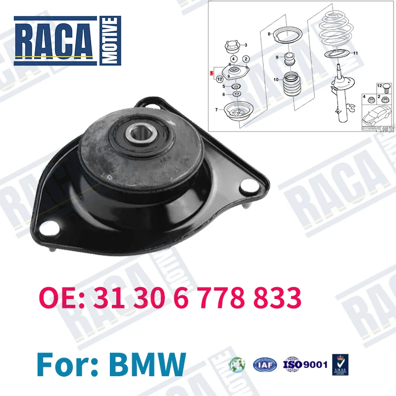 For BMW Mini Cooper R50 R52 R53 Front Strut Mount with Bearings 31306778833 31306769741 31306764884 31306759498
For BMW Mini Cooper R50 R52 R53 Front Strut Mount with Bearings 31306778833 31306769741 31306764884 31306759498