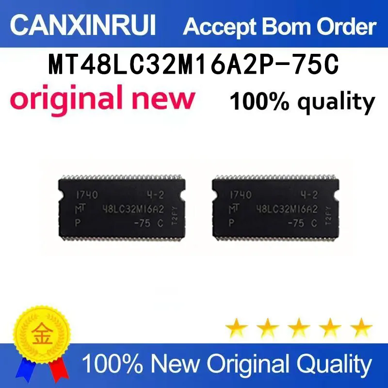(5-100 pieces)Brand new original MT48LC32M16A2P-75C 48LC32M16A2 packaged TSOP54 spot chip IC
(5-100 pieces)Brand new original MT48LC32M16A2P-75C 48LC32M16A2 packaged TSOP54 spot chip IC