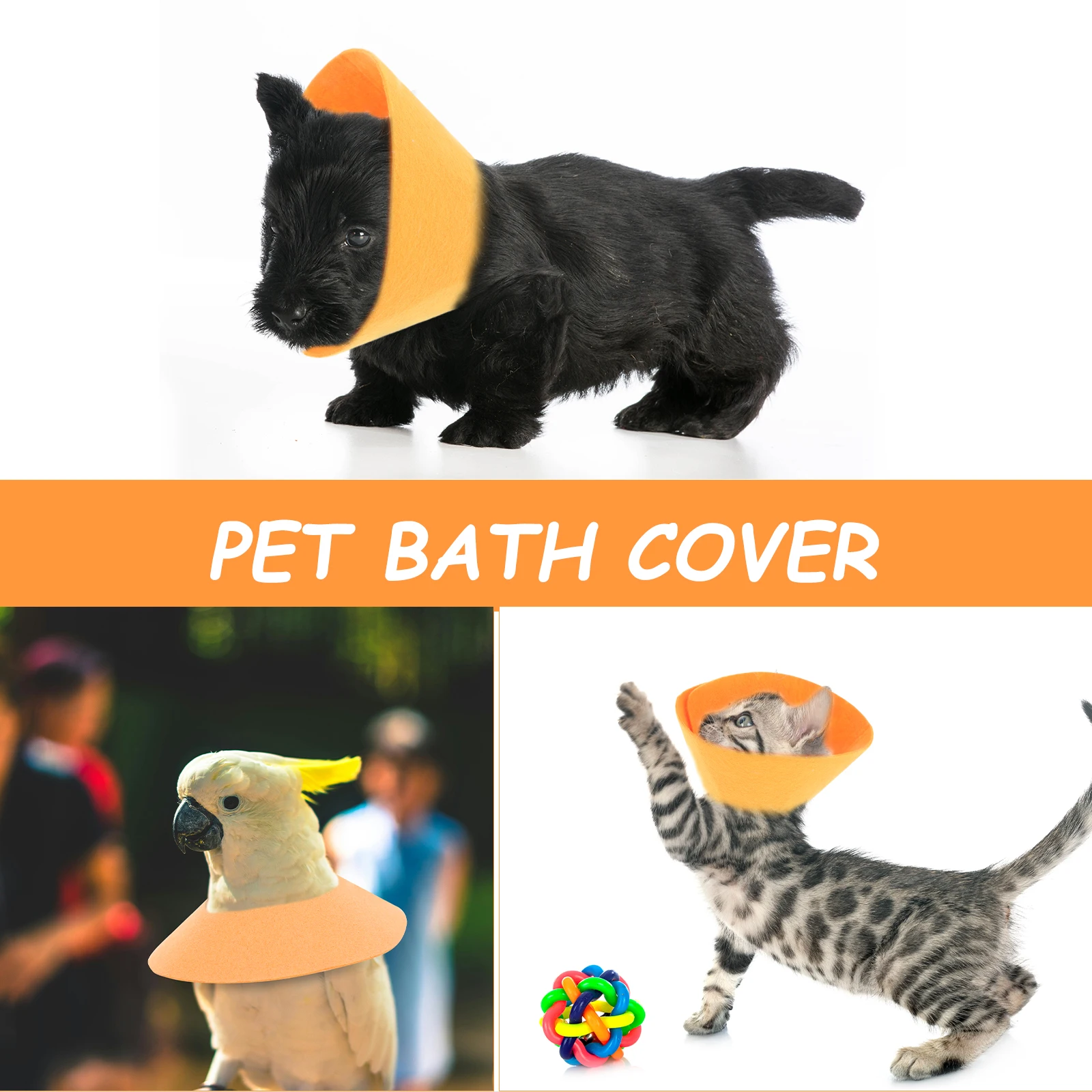 3 Pcs Pet Bath Set after Surgery Guinea Pig Collar Bunny Collars Breathable Headgear
3 Pcs Pet Bath Set after Surgery Guinea Pig Collar Bunny Collars Breathable Headgear