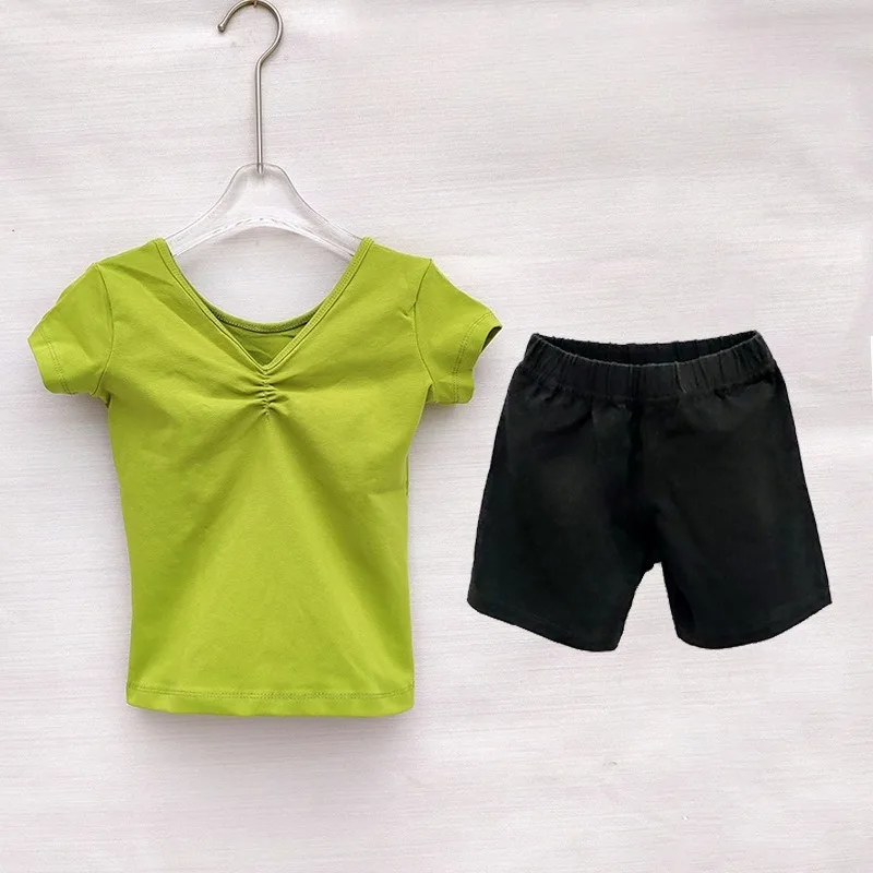 Theeper Ballet Spaghetti Strap Short Sleeve Split Dance Set With Shorts Training Outfit Exam Stage Daily Gymnastics Dancewear
Theeper Ballet Spaghetti Strap Short Sleeve Split Dance Set With Shorts Training Outfit Exam Stage Daily Gymnastics Dancewear