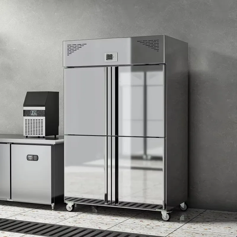 Hot Sale Equipment Stainless Steel Chiller Double Doors Freezer for Kitchen Project Use
Hot Sale Equipment Stainless Steel Chiller Double Doors Freezer for Kitchen Project Use