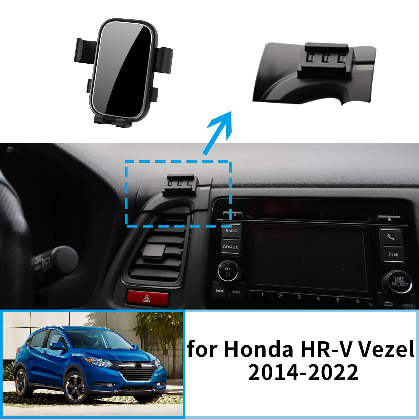 GPS Bracket Navigation for Honda HR-V HRV Vezel 2014 2015 2016 2017 2018 2019 2020 2021 2022 Stand Auto Car Mobile Phone Holder
GPS Bracket Navigation for Honda HR-V HRV Vezel 2014 2015 2016 2017 2018 2019 2020 2021 2022 Stand Auto Car Mobile Phone Holder
