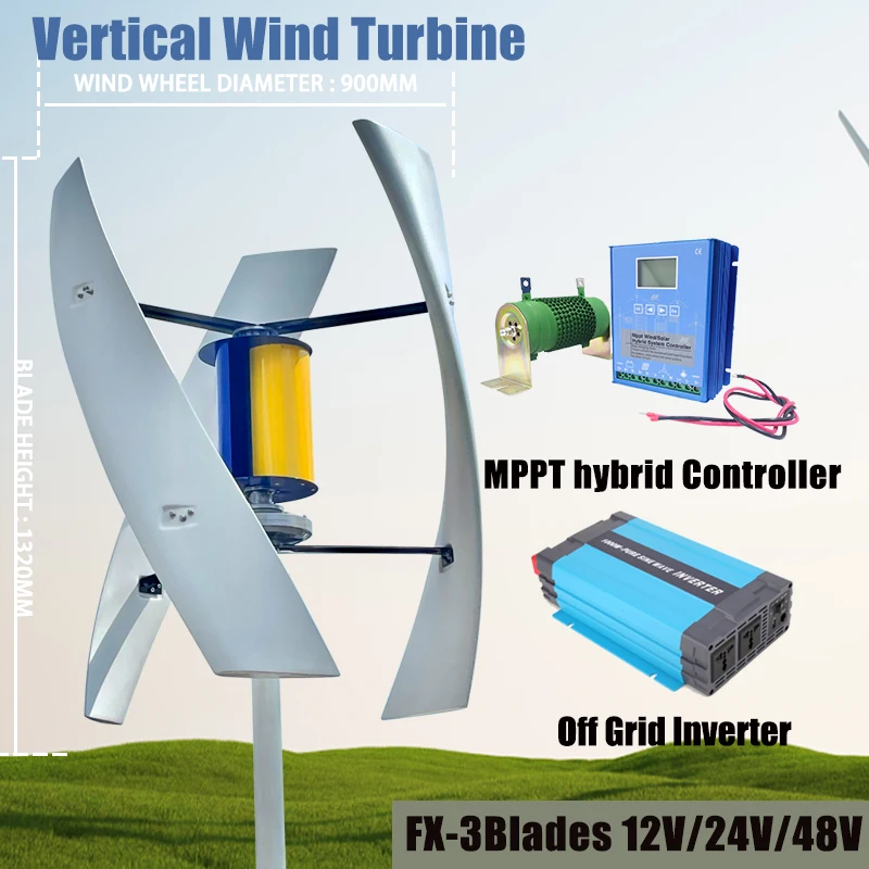 Free Energy 10000W Vertical Axis Permanent Maglev Wind Turbine 96V 120V 220V High Efficiency Wind Generator 220V Output
Free Energy 10000W Vertical Axis Permanent Maglev Wind Turbine 96V 120V 220V High Efficiency Wind Generator 220V Output