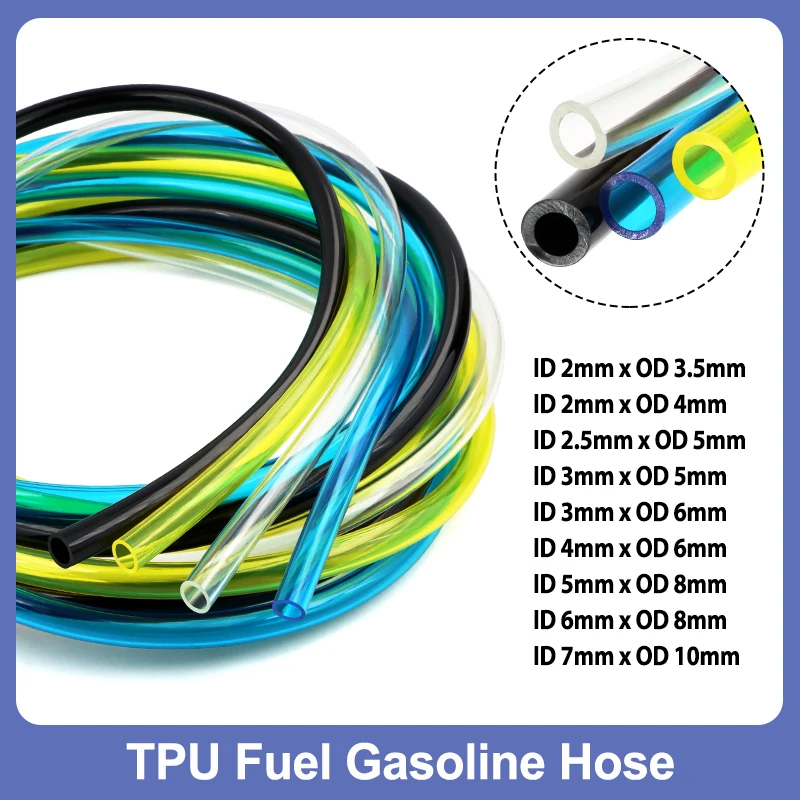 1~30m TPU Fuel Gasoline Hose String Tube Petrol Pipe Trimmer Chainsaw Blower Hoses Tools 2x3.5/2.5x5/3x5/3x6/4x6/5x8/6x8/7x10mm
1~30m TPU Fuel Gasoline Hose String Tube Petrol Pipe Trimmer Chainsaw Blower Hoses Tools 2x3.5/2.5x5/3x5/3x6/4x6/5x8/6x8/7x10mm