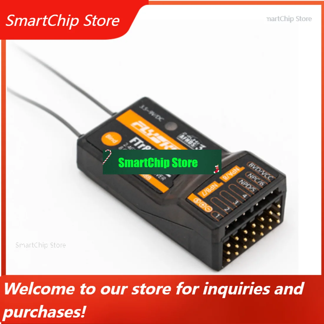 StoreFLYSKY FTr8B AFHDS3 2.4G 8CH PWM/PPM/i.BUS Out/S.BUS Dual Antennas Receiver For PL18 NB4 NB4 Lite Airplane HelicopDrone Pa
StoreFLYSKY FTr8B AFHDS3 2.4G 8CH PWM/PPM/i.BUS Out/S.BUS Dual Antennas Receiver For PL18 NB4 NB4 Lite Airplane HelicopDrone Pa
