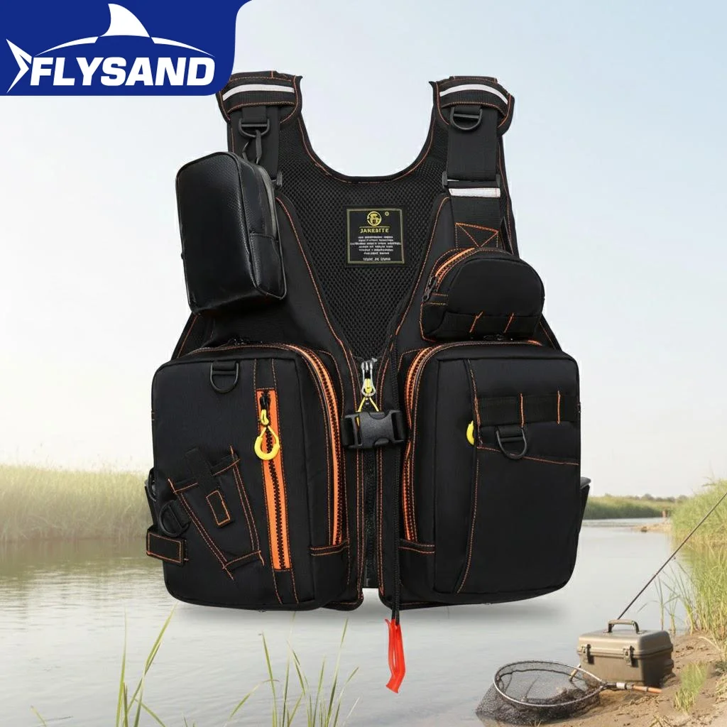 Outdoor Fishing Vest Multi-functional Safety Life Jacket with Multiple Pockets Buoyant Vest for Fishing Gear Storage
Outdoor Fishing Vest Multi-functional Safety Life Jacket with Multiple Pockets Buoyant Vest for Fishing Gear Storage
