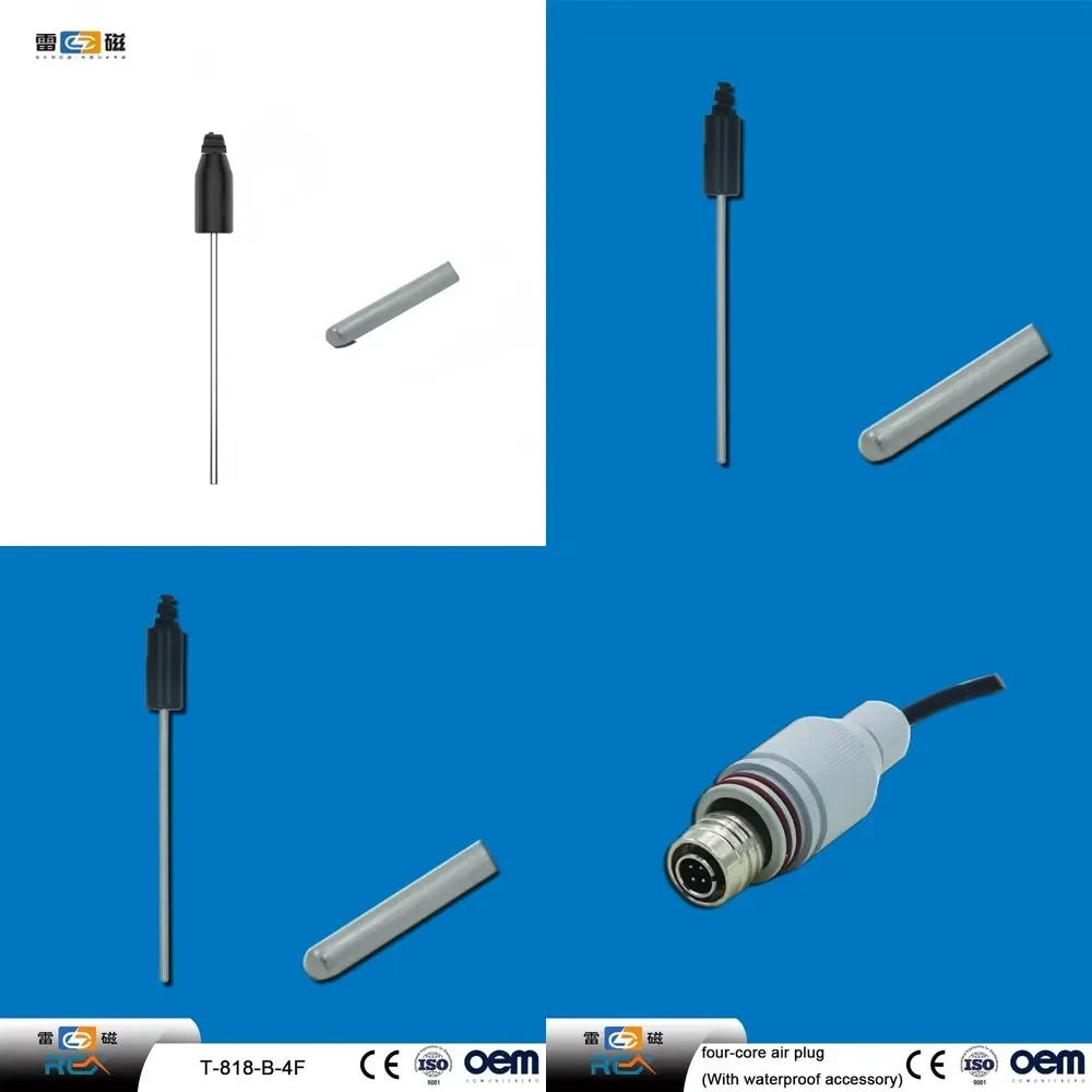 T-818-B-4F Temperature Sensor Probe Customizable Thermistors 2.25k/10k Electrode