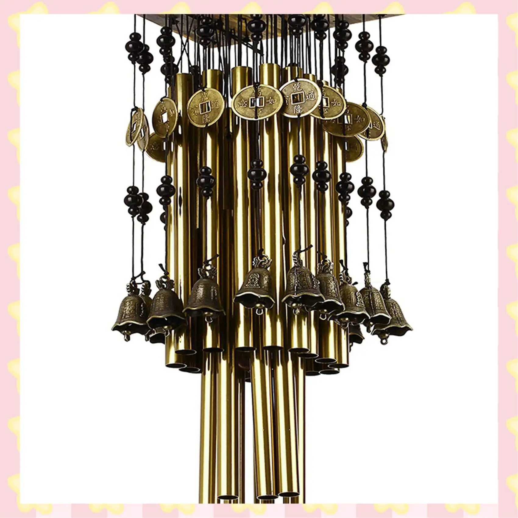 AB51 2X Outdoor Indoor Metal Tube Wind Chime With Copper Bell Large Windchimes For Yard Patio Garden Terrace Decoration 80Cm
AB51 2X Outdoor Indoor Metal Tube Wind Chime With Copper Bell Large Windchimes For Yard Patio Garden Terrace Decoration 80Cm