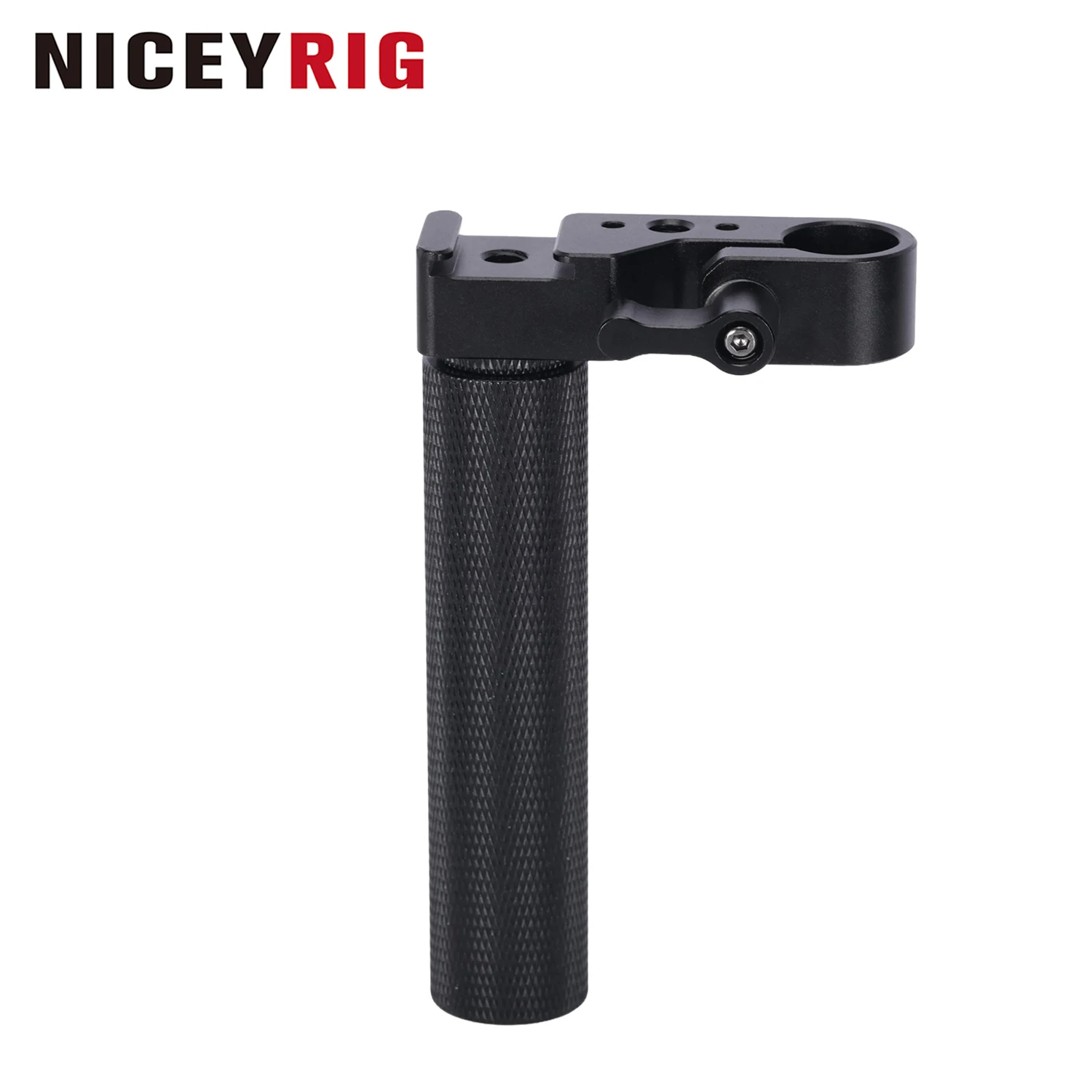 Niceyrig Side Handle with Cold Shoe Mount Aluminum Alloy Rod Clamp Handle for Camera Cage Grip with Anti-Slip Design
Niceyrig Side Handle with Cold Shoe Mount Aluminum Alloy Rod Clamp Handle for Camera Cage Grip with Anti-Slip Design