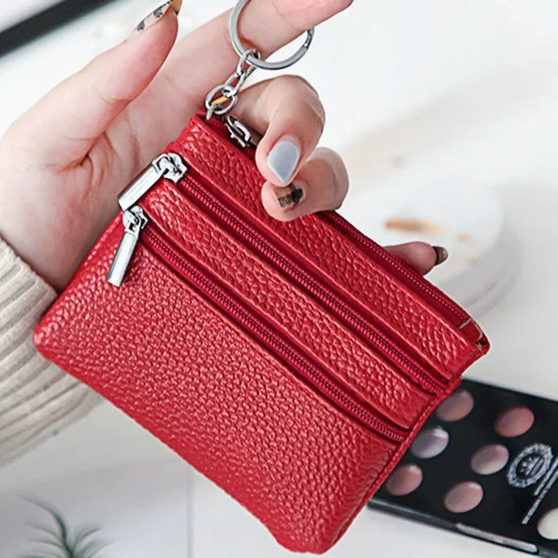2 Zip Women Genuine Leather Coin Purse Female Wallets Women Zipper Coin Purses Card Holder Children Storage Pocket Bags Pouch
2 Zip Women Genuine Leather Coin Purse Female Wallets Women Zipper Coin Purses Card Holder Children Storage Pocket Bags Pouch