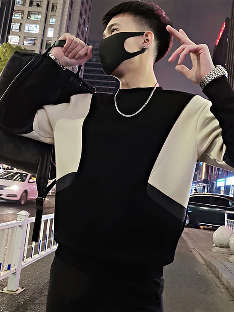 Fashion Winter Warm Sweatshirts New Men Simple Patchwork Pullovers Oversized Korean Style Man Casual O Neck Male Tops H36
Fashion Winter Warm Sweatshirts New Men Simple Patchwork Pullovers Oversized Korean Style Man Casual O Neck Male Tops H36