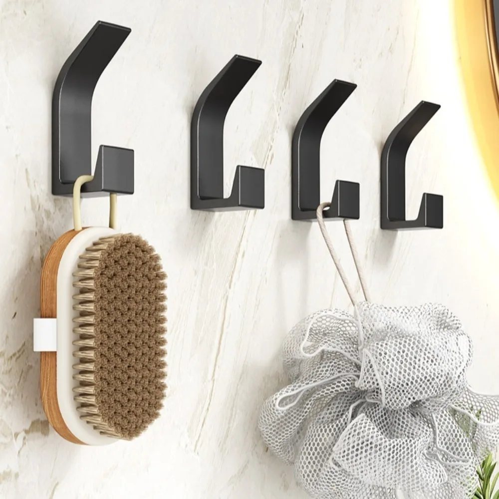 5PCS Wall Hooks No Drilling Double Hook Hanger Key Holder Black White Towel Hook Multifunctional Robe Hook Clothes Coat Hook
5PCS Wall Hooks No Drilling Double Hook Hanger Key Holder Black White Towel Hook Multifunctional Robe Hook Clothes Coat Hook
