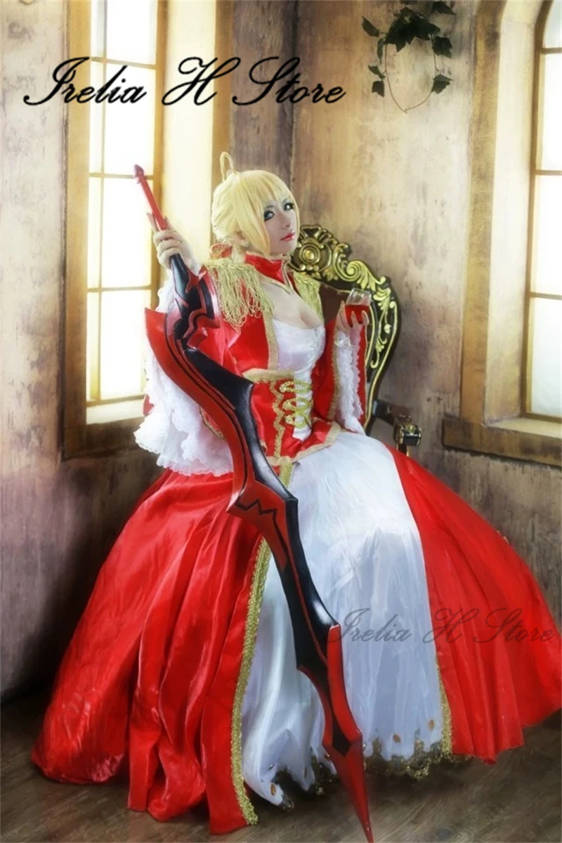 Irelia H Нестандартный размер Nero Claudius from Fate Nero Косплей Костюм красное платье
Irelia H Нестандартный размер Nero Claudius from Fate Nero Косплей Костюм красное платье